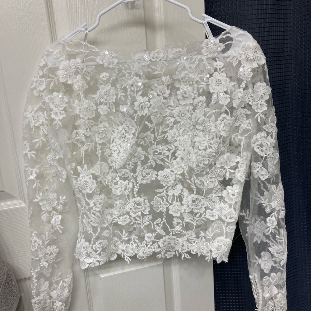 Essence of Australia bolero jacket/topper for wedding dress